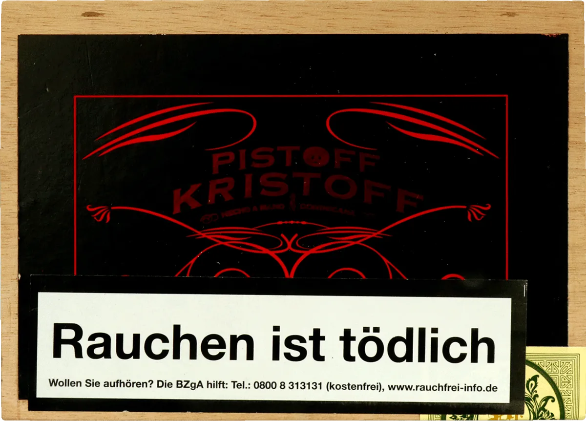 Kristoff Pistoff Corona Kiste front