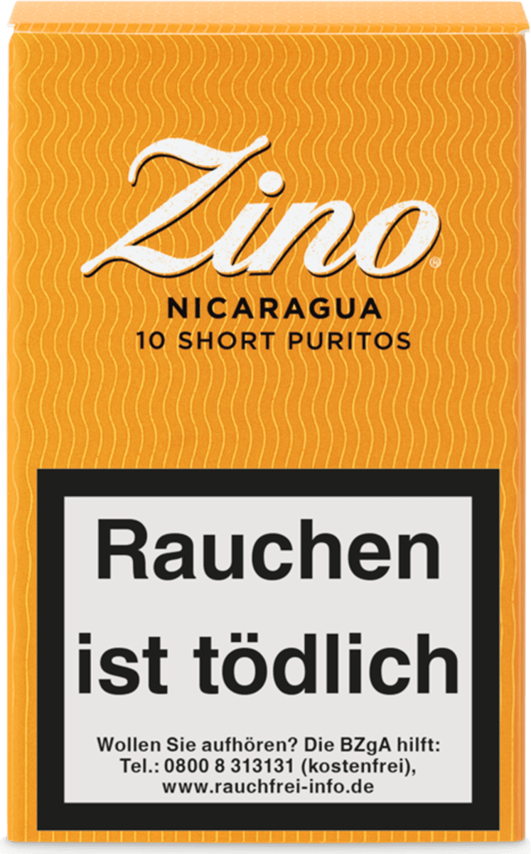 Zino Nicaragua Short Puritos - Karton vorne geschlossen
