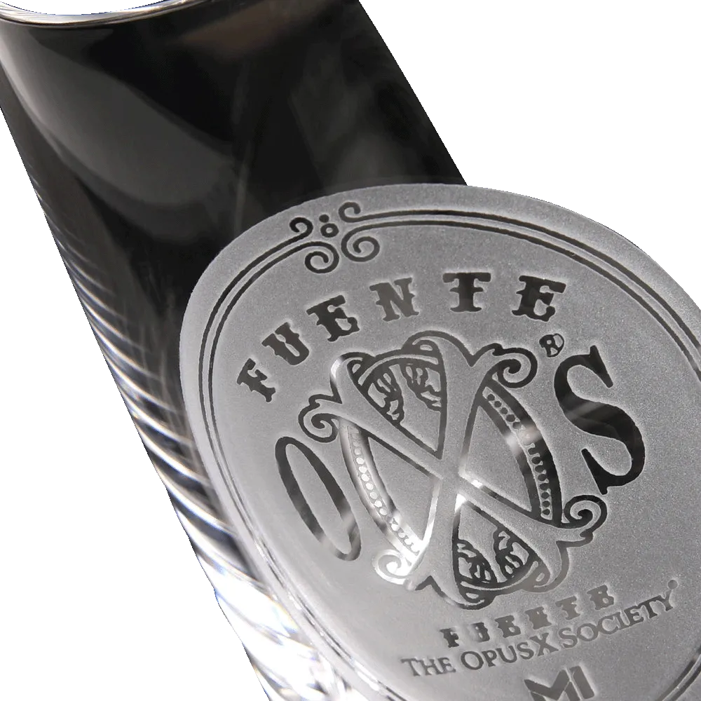 Arturo Fuente Glas Gravur