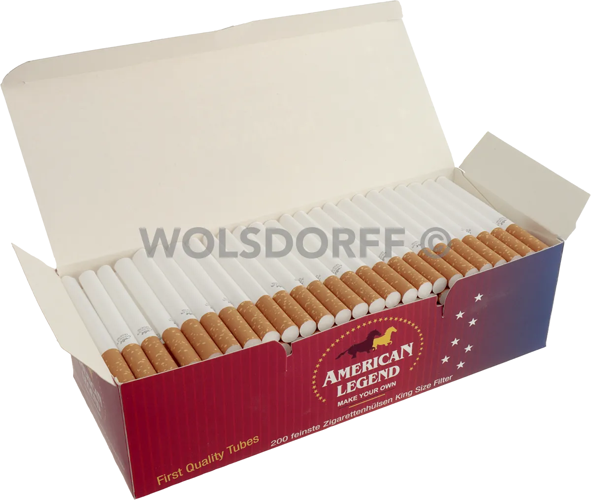 American Legend Einzelverpackung offen