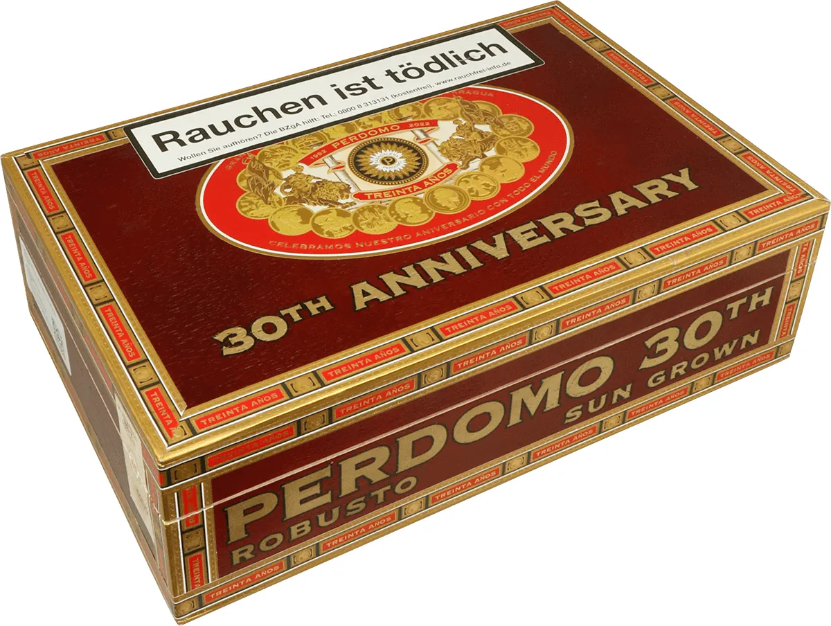 Perdomo 30th Sun Grown Kiste geschlossen