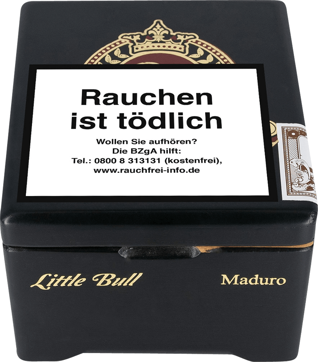 DBL Maduro Little Bull - Kiste vorne geschlossen
