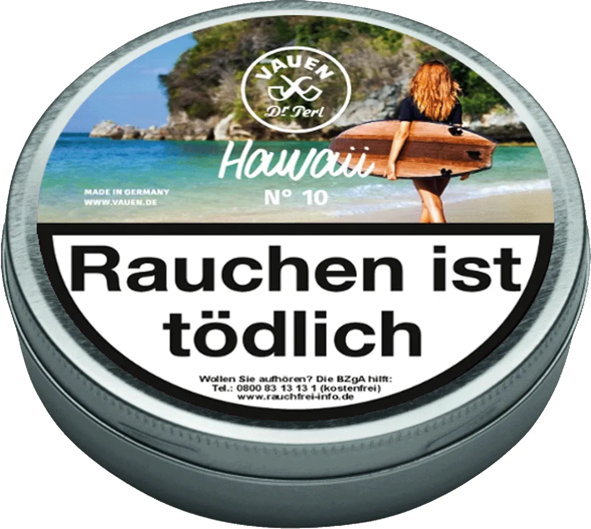 Vauen Hawaii No 10 Dose von schräg vorne