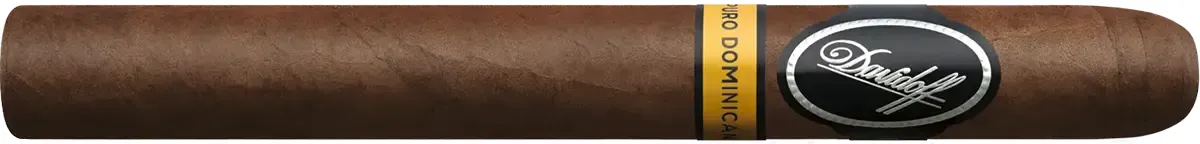 Davidoff Puro Dominicano Corona Larga Singlezigarre liegend von vorne