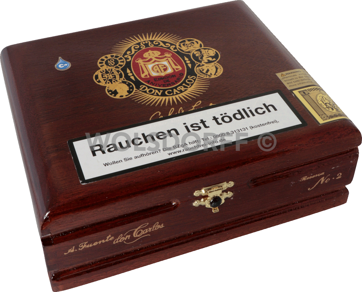 Arturo Fuente Don Carlos No. 2 - Kiste seitlich geschlossen