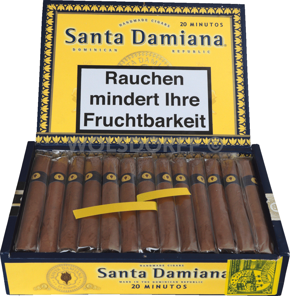 Santa Damiana Classic - Kiste vorne geöffnet