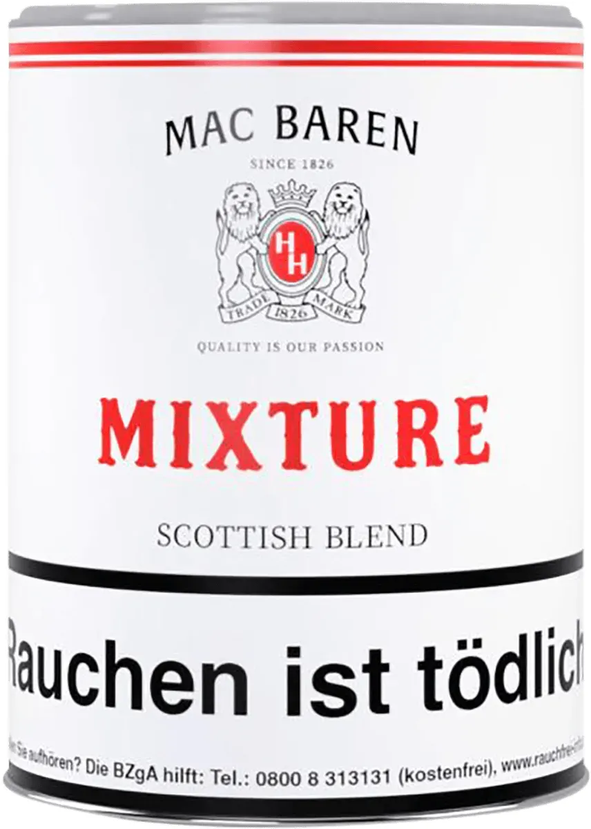 Mac Baren Mixture Scottish Blend Pfeifentabak Dose stehend von vorne