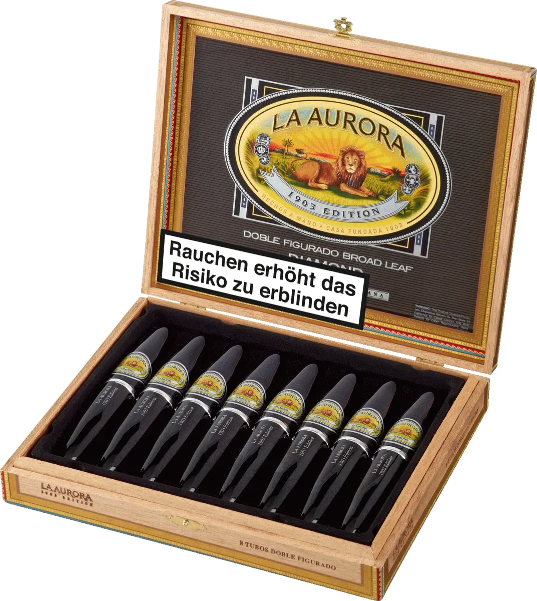 La Aurora Preferidos DIamond Black Kiste offen