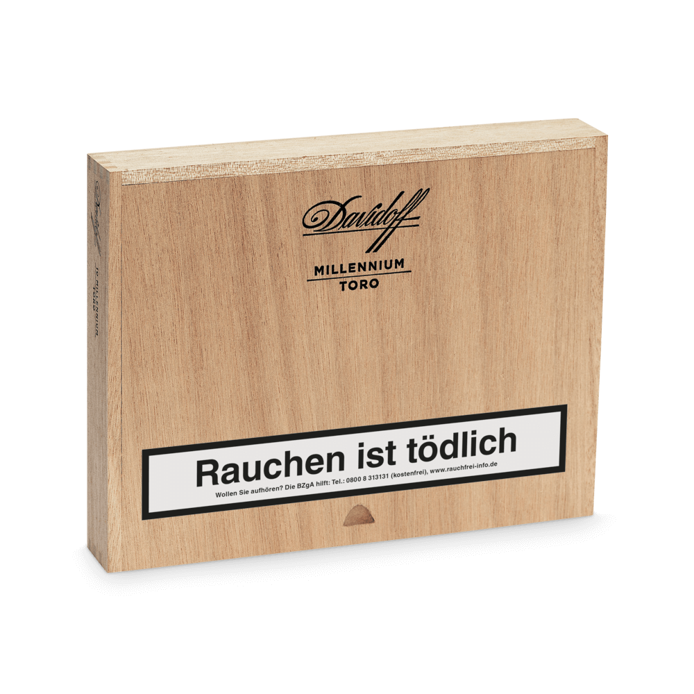 Davidoff Millennium Toro - Kiste seitlich geschlossen