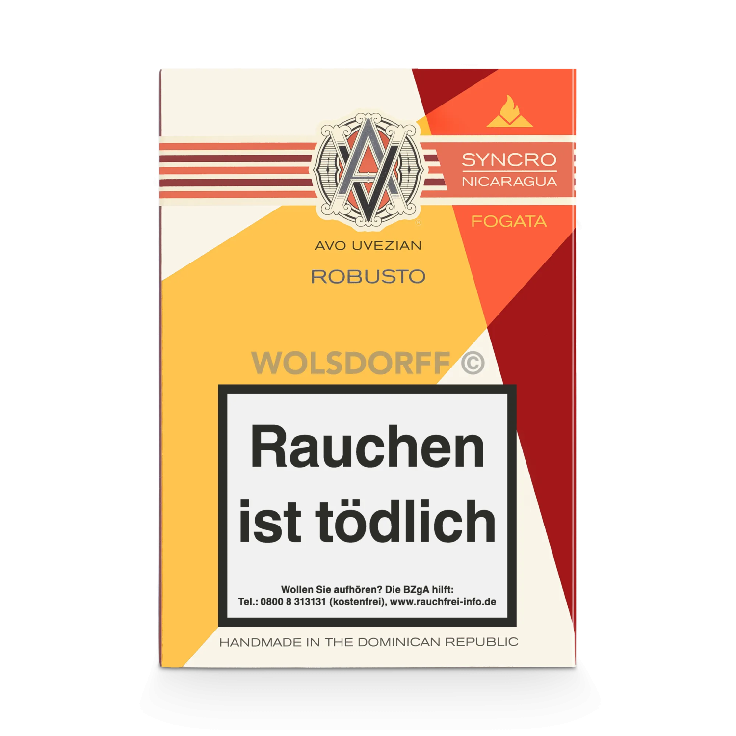 Avo Syncro Fogata Robusto Etui geschlossen