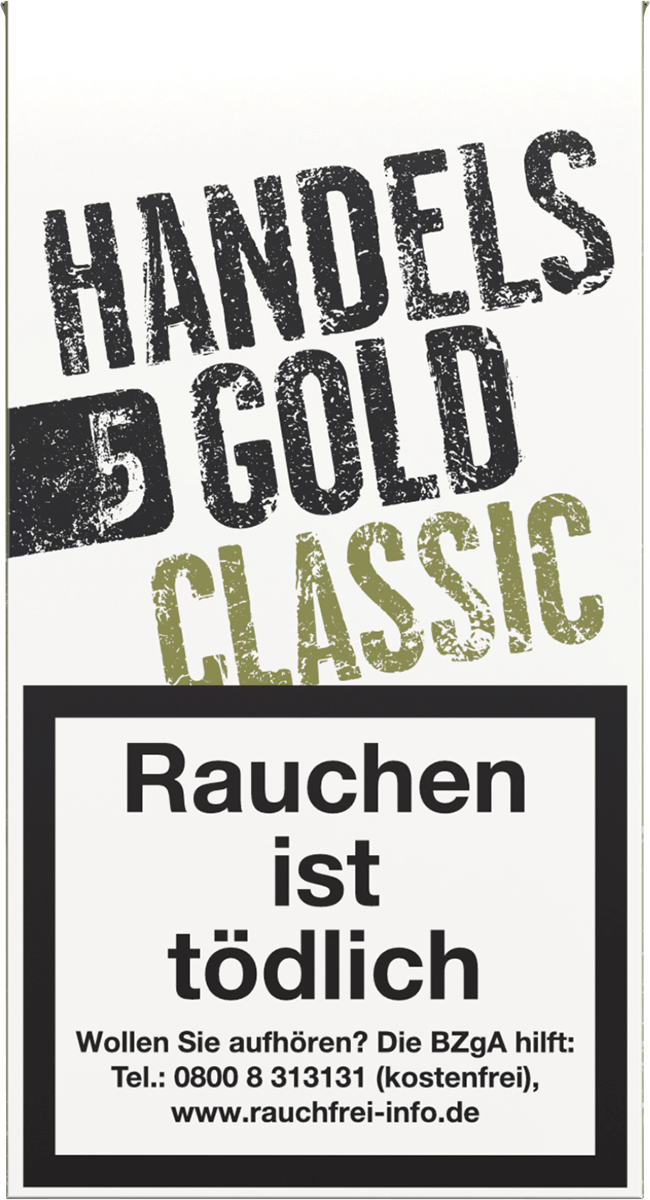 Handelsgold Classic - Pappetui vorne geschlossen