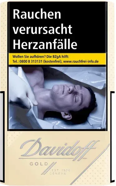 Davidoff Gold OP Packung von vorne