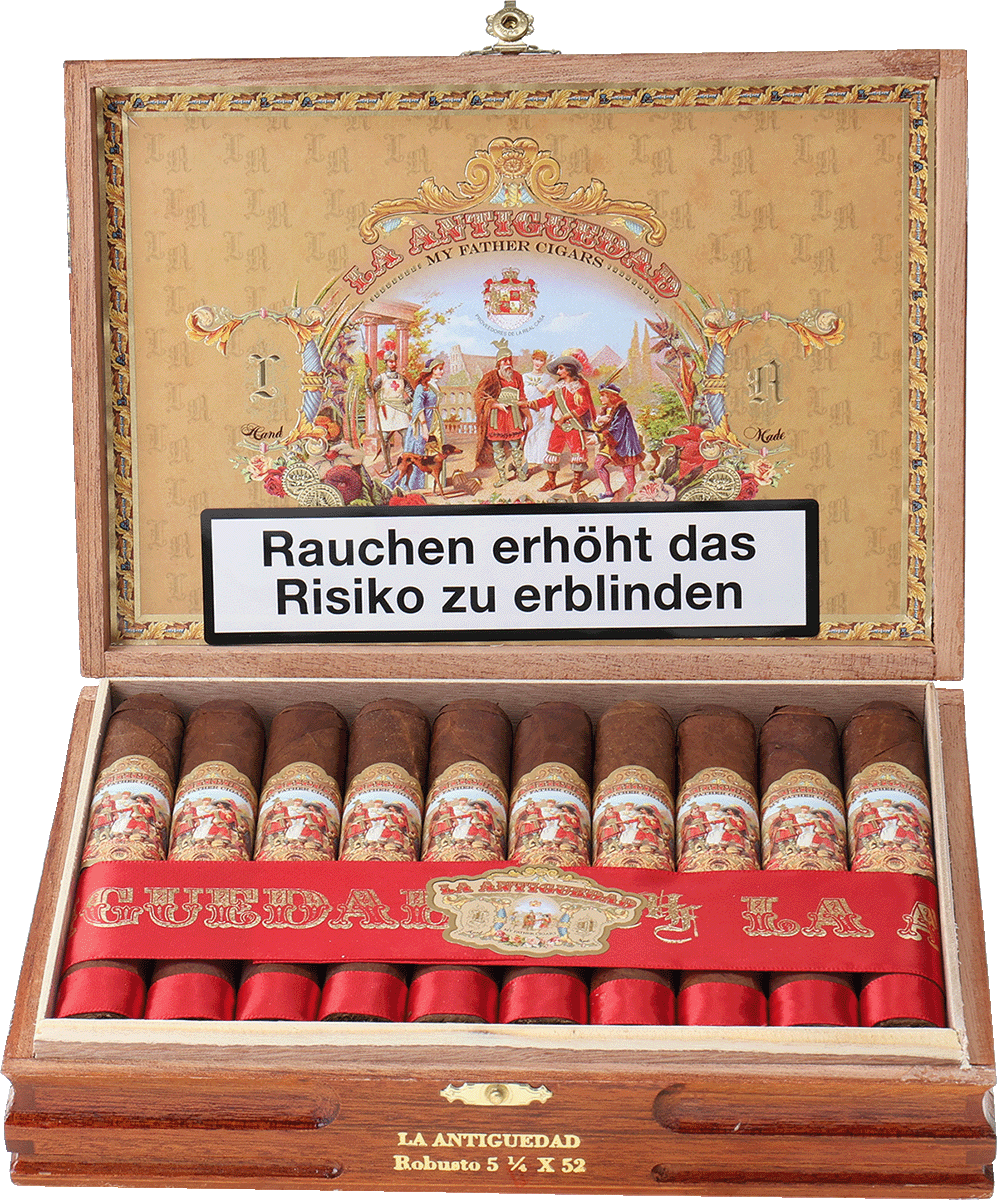 My Father La Antiguedad - Kiste vorne geöffnet
