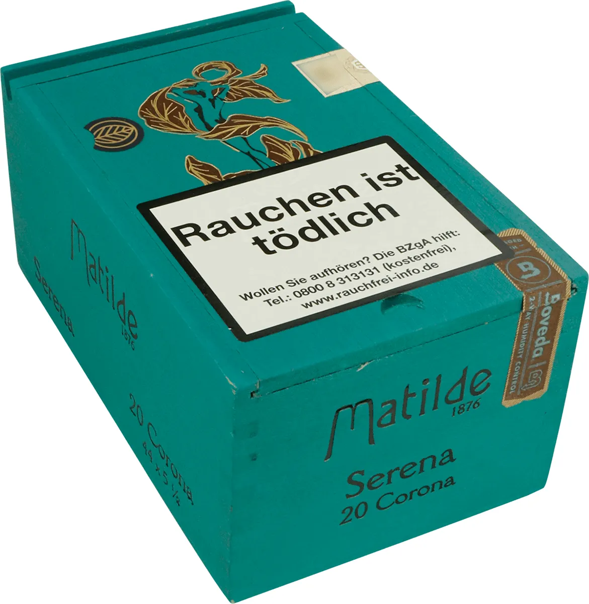 Matilde Serena Corona Kiste geschlossen Seite