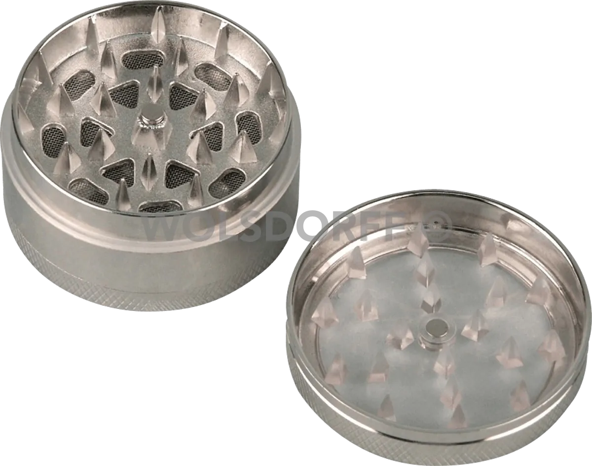 Metalgrinder geöffnet