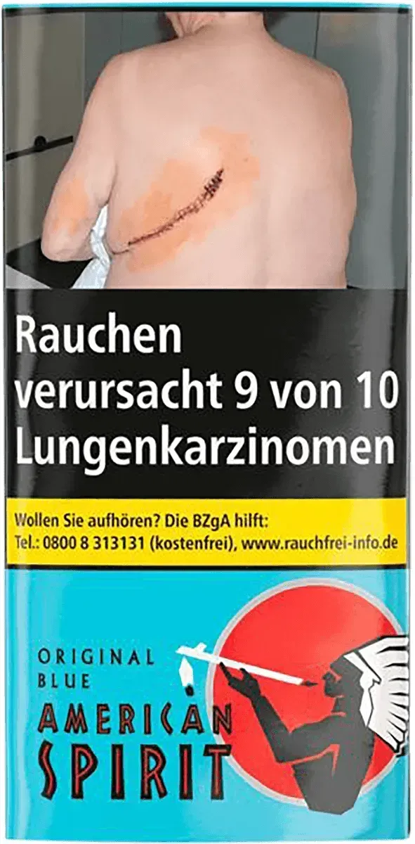 American Spirit Original Blue Pouch