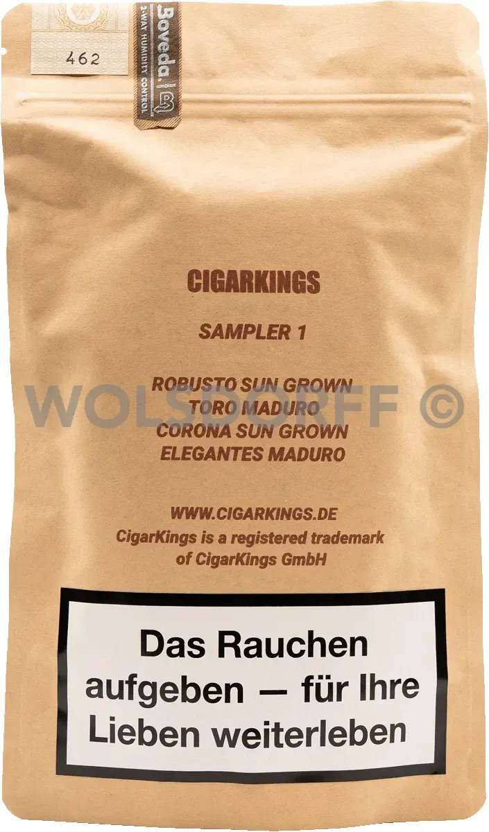 CigarKings Sampler Back