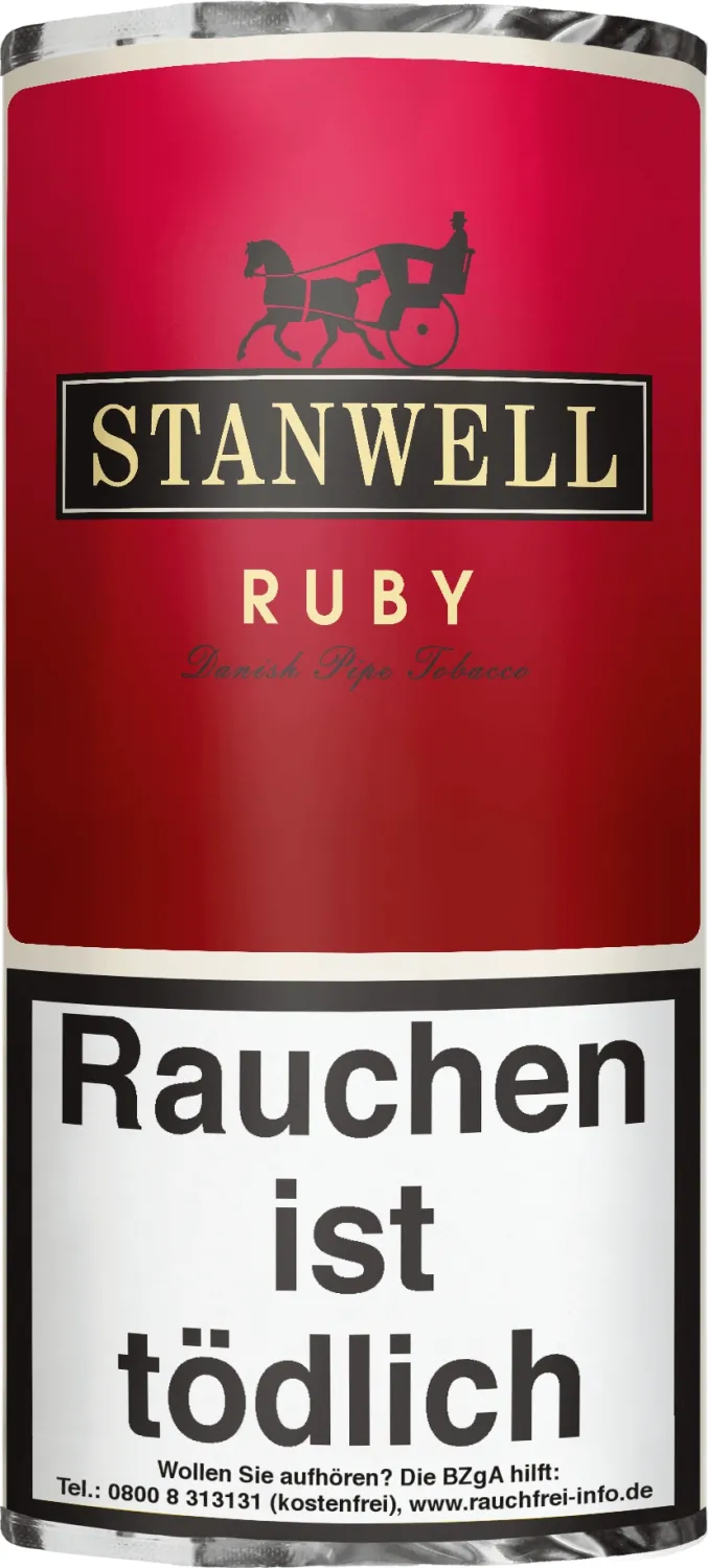Stanwell Ruby Pouch packung stehend von vorne