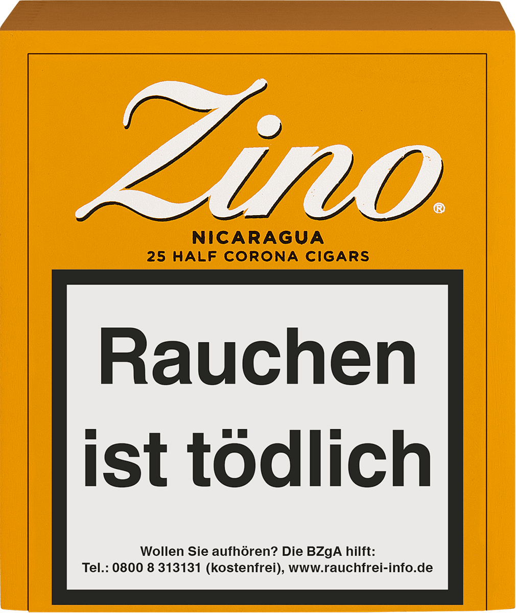 Zino Nicaragua Half Corona - Kiste vorne geschlossen