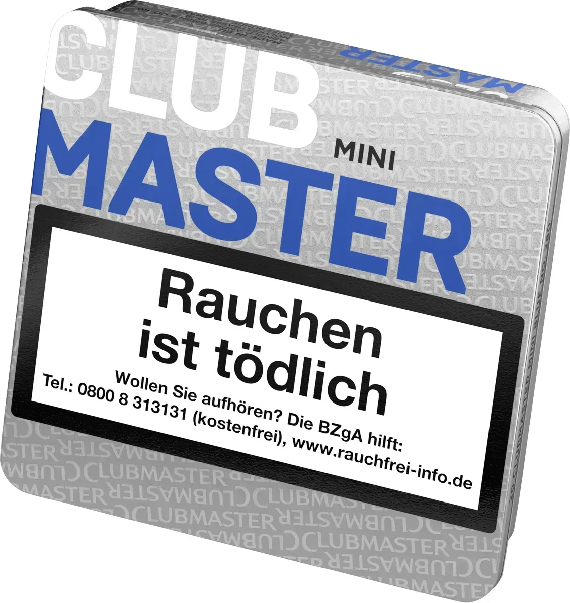 Clubmaster Mini Blue Schachtel Seite