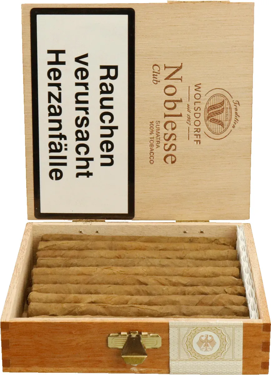 Noblesse Club Sumatra Schachtel offen