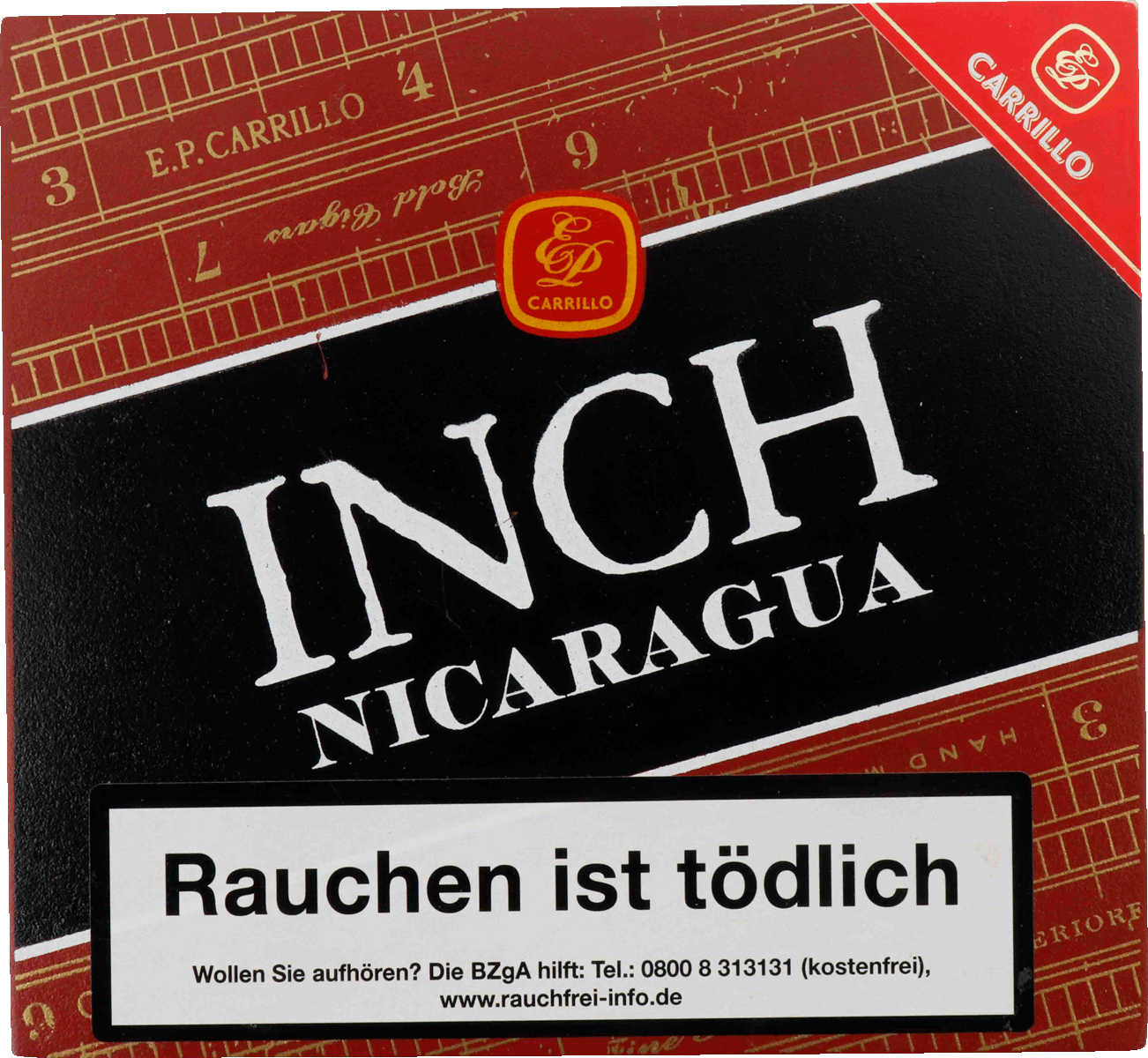 E.P. Carrillo INCH Nicaragua No. 62 - Kiste oben geschlossen