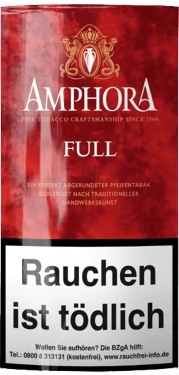 Mac Baren Amphora Full Pfeifentabak 50g Packung, Vorderseite