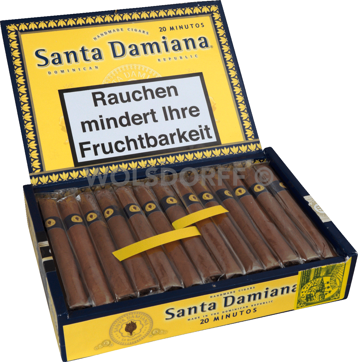 Santa Damiana Classic - Kiste seitlich geöffnet
