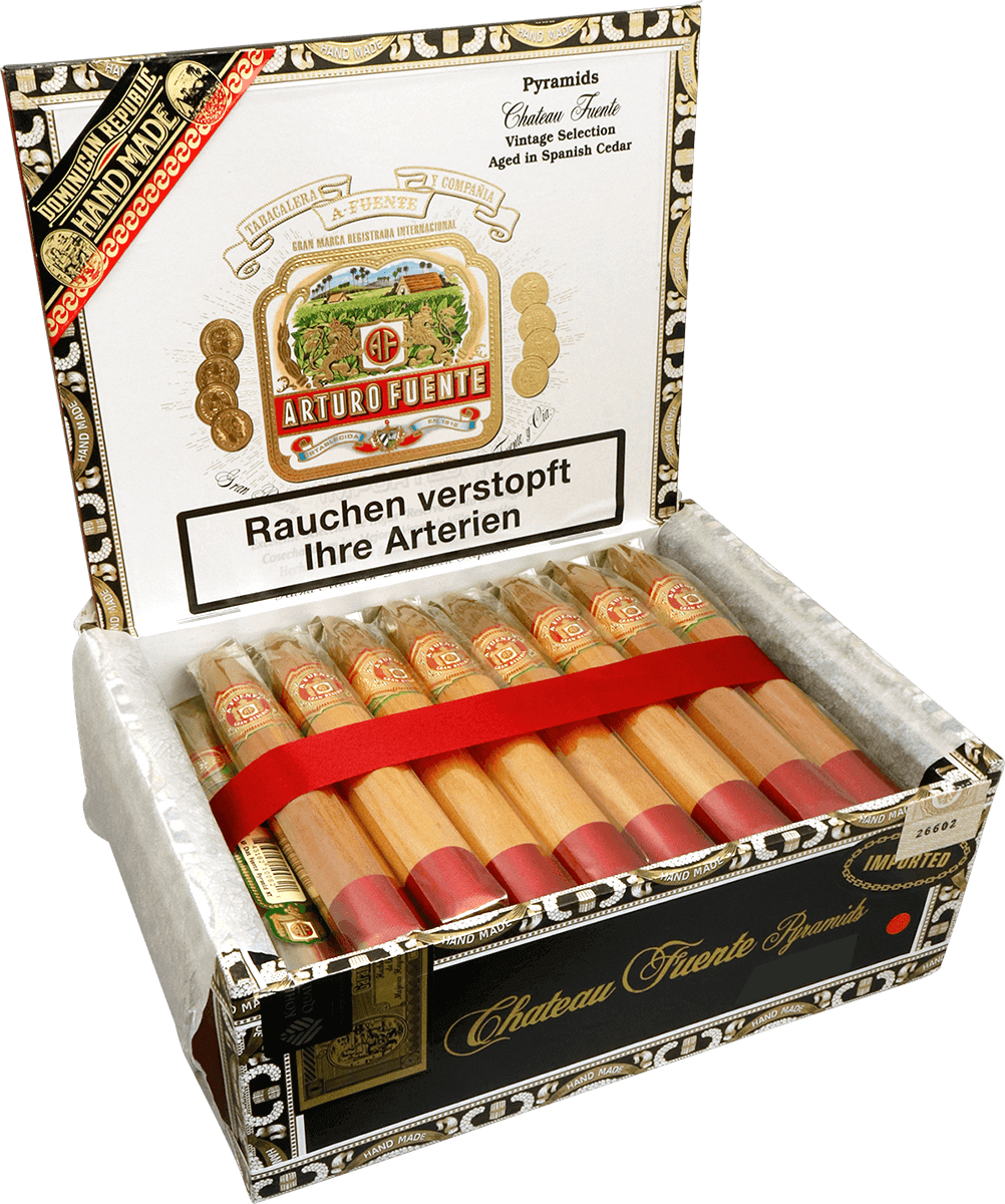 Arturo Fuente Chateau Fuente - Kiste seitlich geöffnet