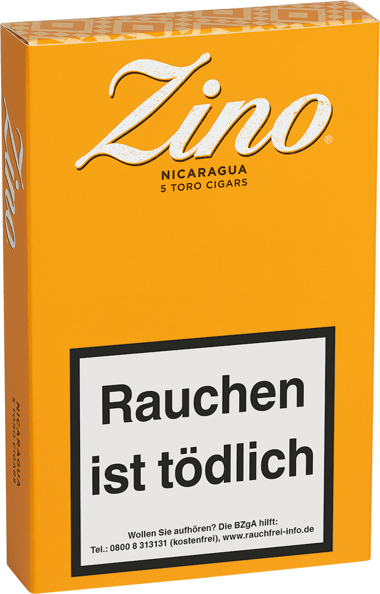 Zino Nicaragua Toro - Pappetui seitlich geschlossen