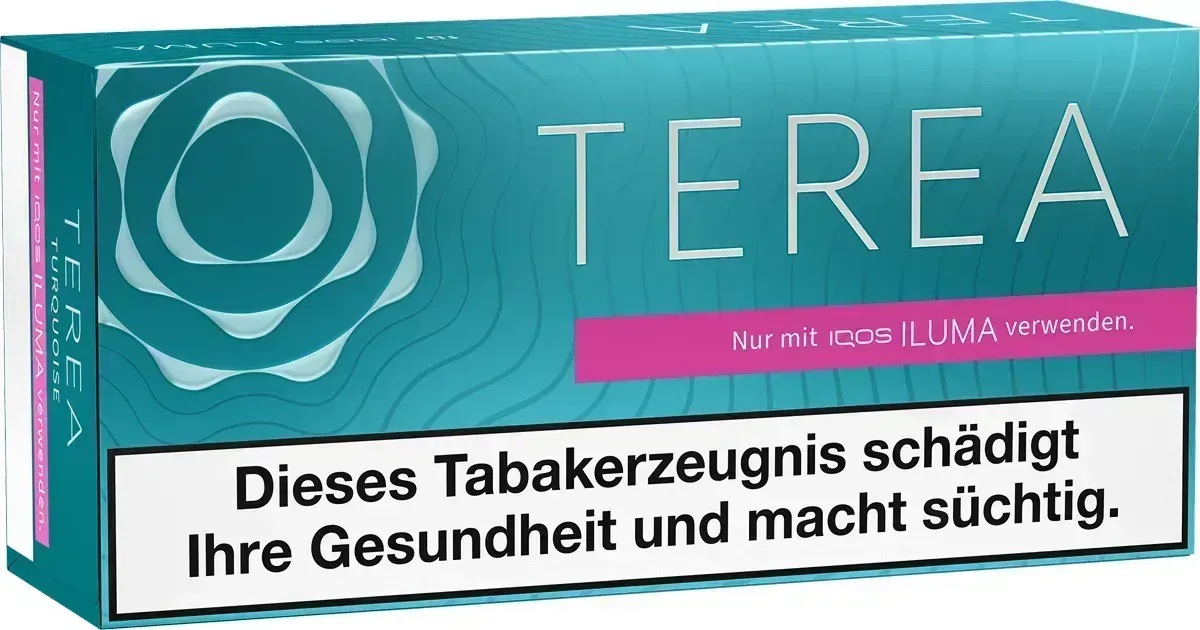 IQOS Terea Turquois Bundle Vorderseite von links
