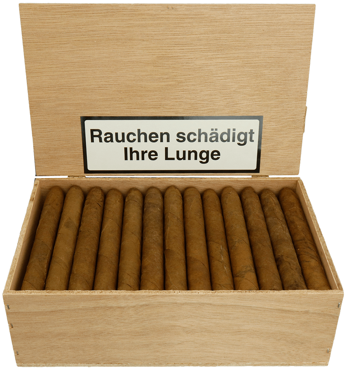 Die WOLSDORFF Cordial - Kiste vorne geöffnet