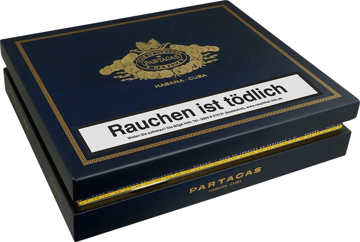 Partagas Linea Maestra Rito Kiste geschlossen Seite