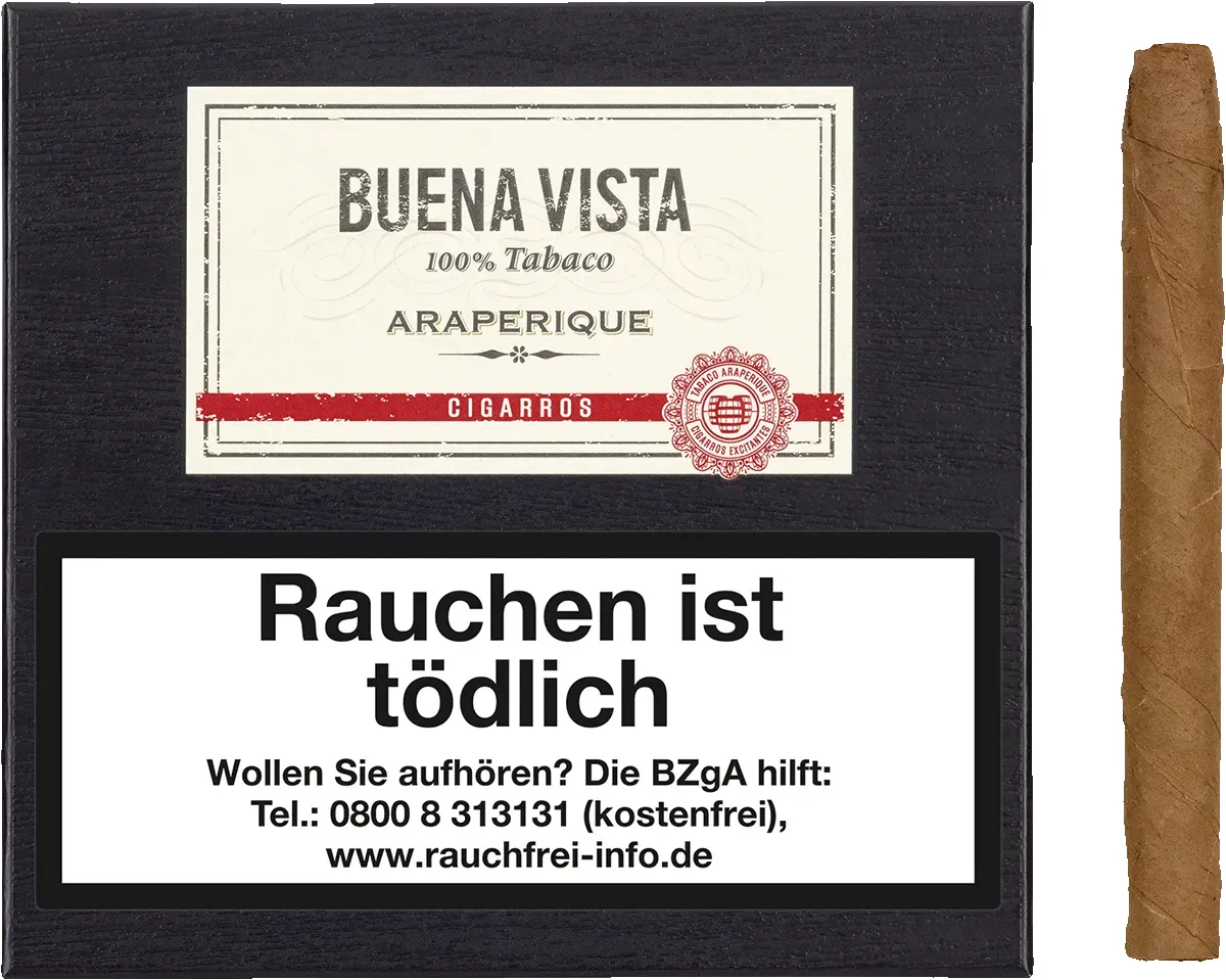 Buena Vista Cigarros Schachtel mit Inhalt