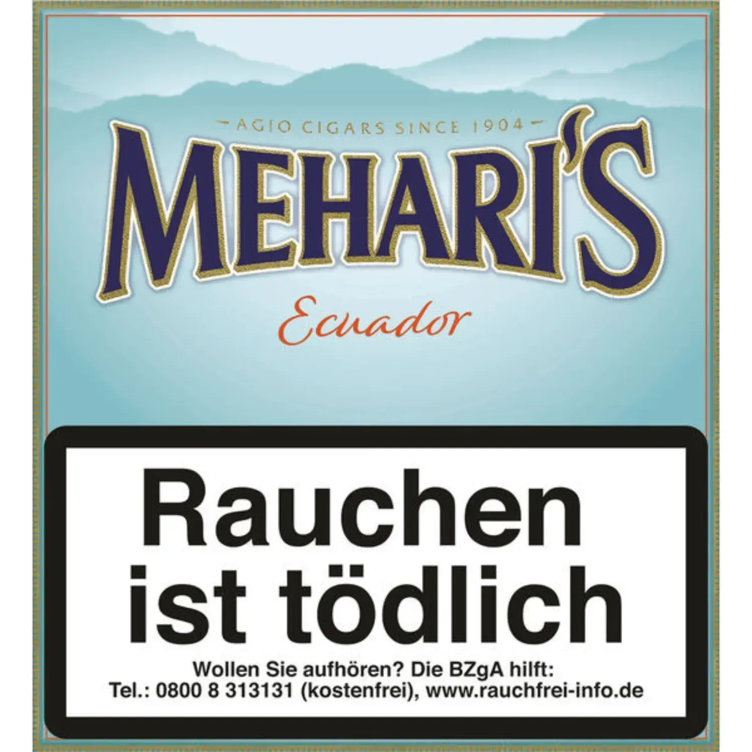 Meharis Ecuador Schachtel Vorderseite