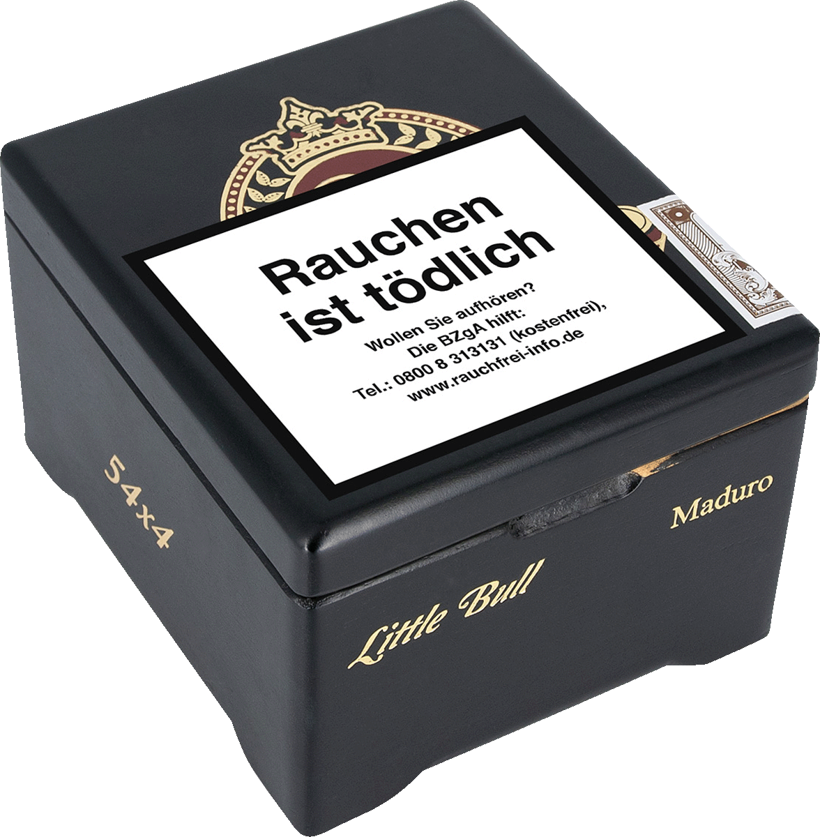 DBL Maduro Little Bull - Kiste seitlich geschlossen