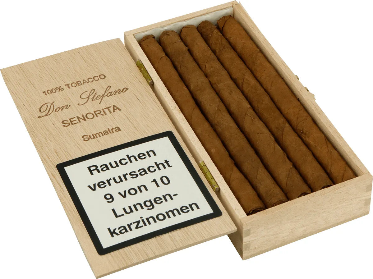 Don Stefano Senorita Sumatra Kiste offen