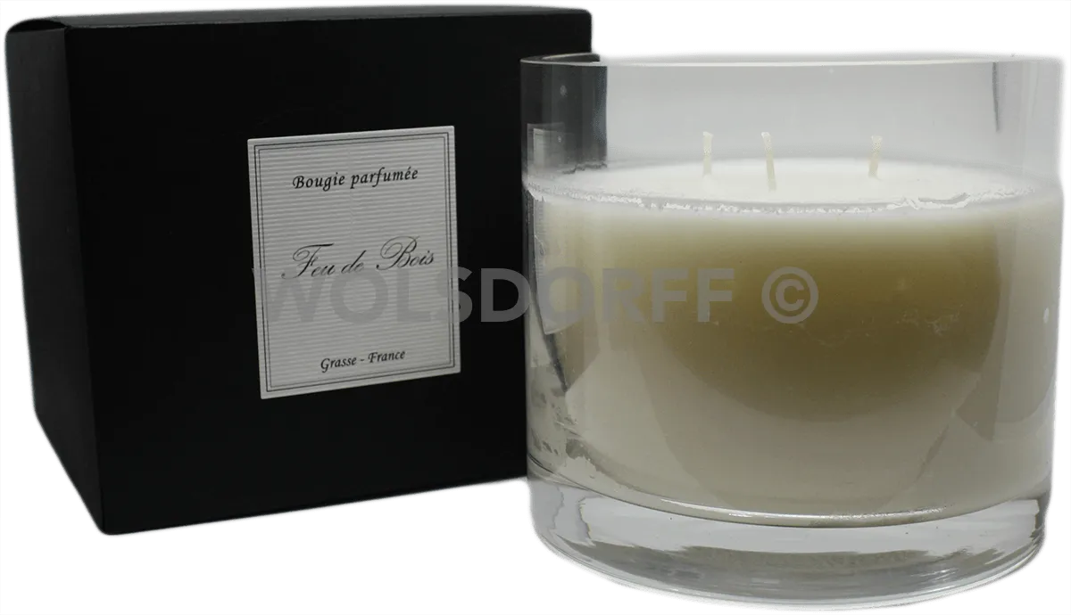 Bougie Parfumée Kerze im Glas Feu de Bois (Holzfeuer)