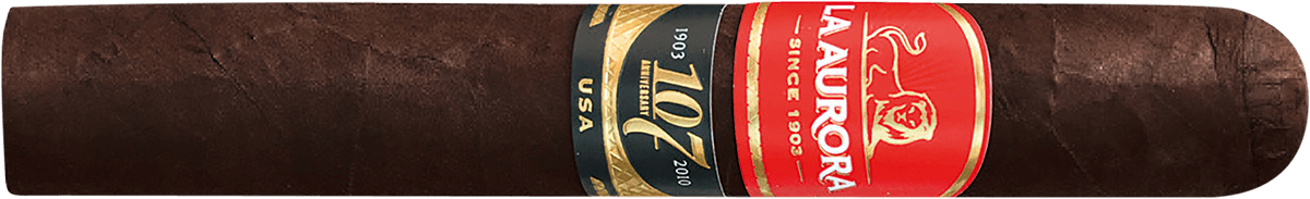 La Aurora 107 USA Robusto - Zigarre waagerecht