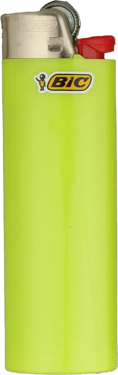 Feuerzeuge von BIC Jahr 2026 Maxi frontal Ansicht hell Grün