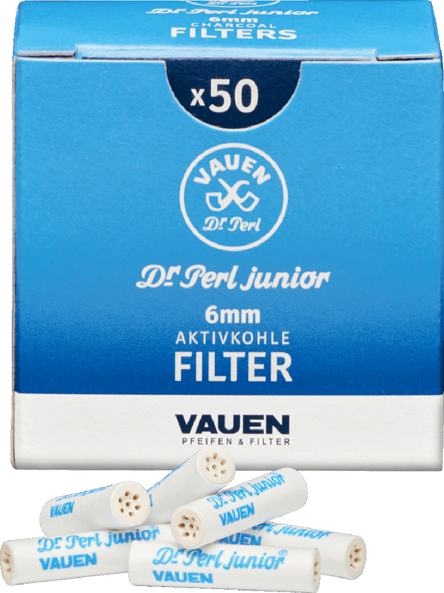 Vauen Dr. Perl Jufifty Aktivkohlefilter - Karton mit Filter