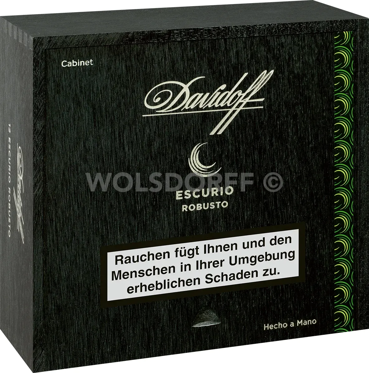 Davidoff Escurio Robusto Kiste stehend