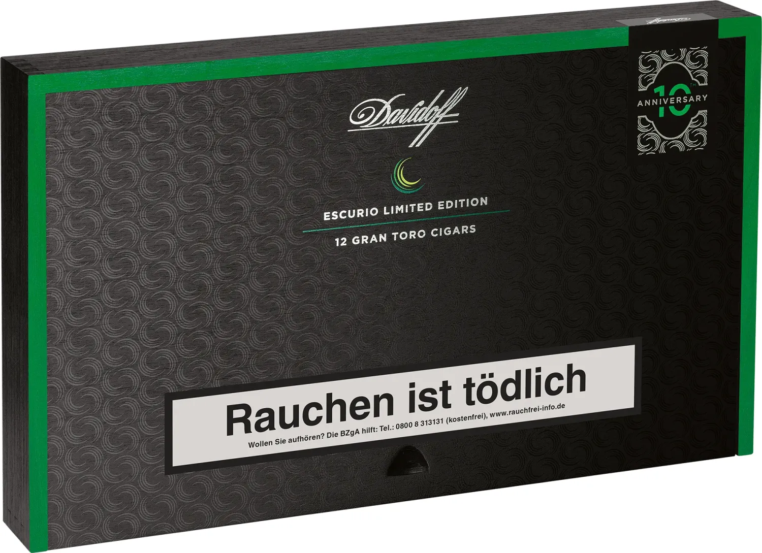 Davidoff Escurio Limited Edition Kiste Umkarton Seite