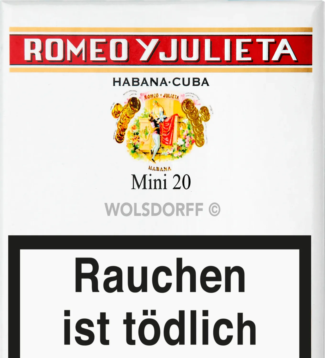 Romeo y Julietta Mini Schachtel Vorderseite