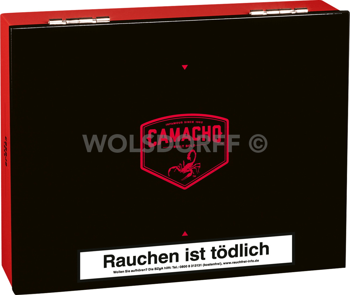 Camacho Corojo Toro - Kiste vorne geschlossen