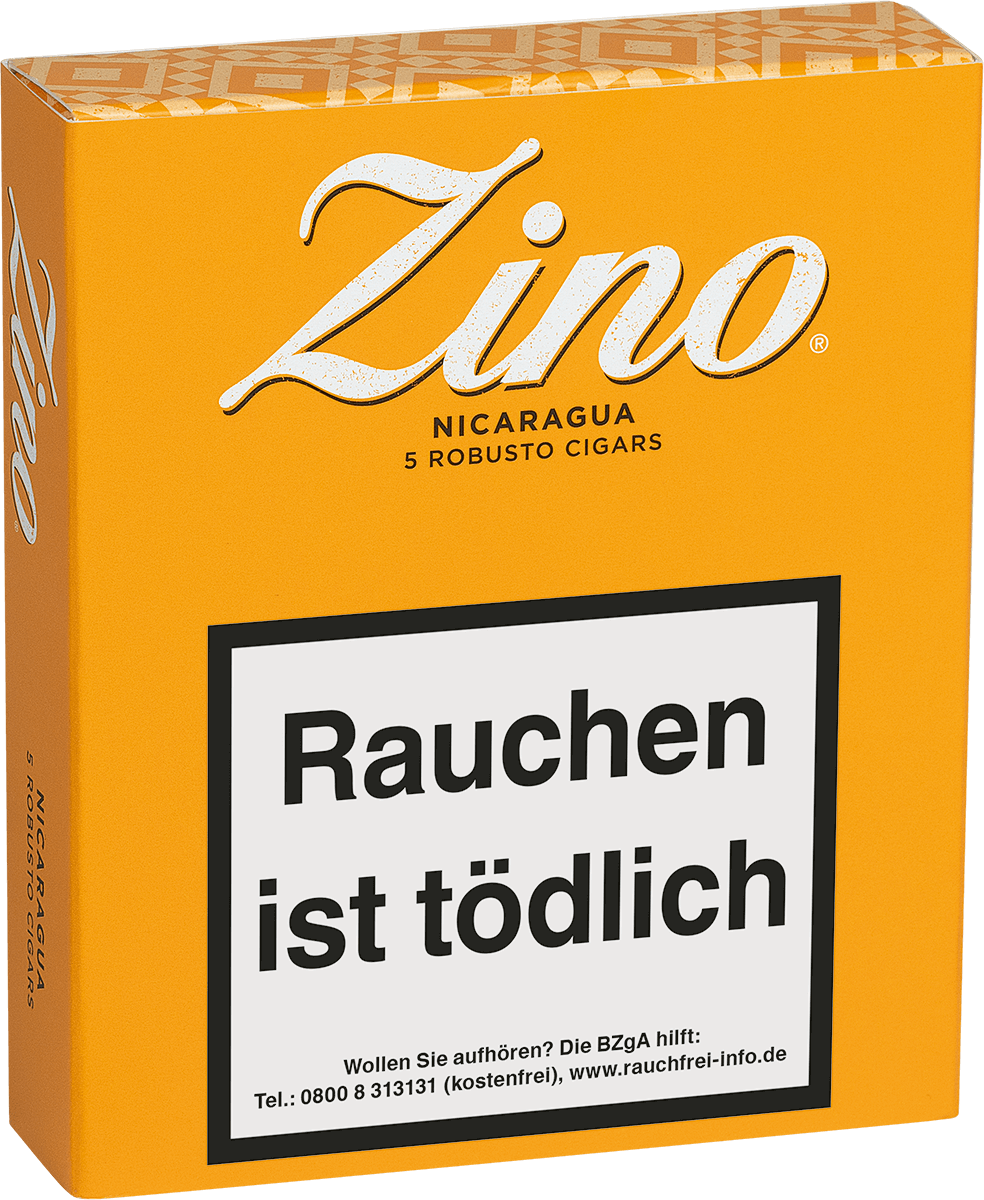 Zino Nicaragua Robusto - Pappetui seitlich geschlossen