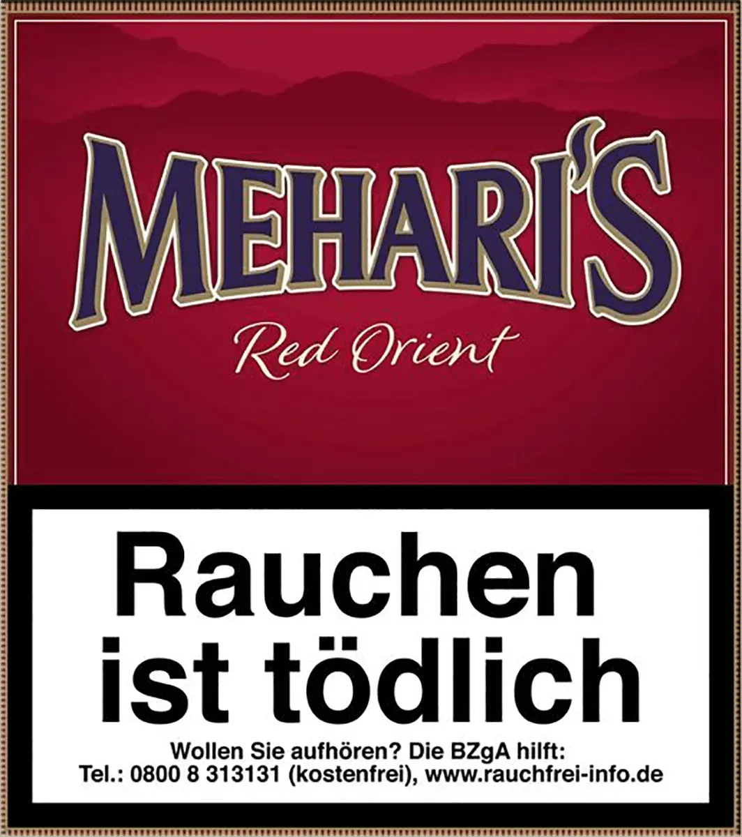 Meharis Red Orient Schachtel Vorderseite