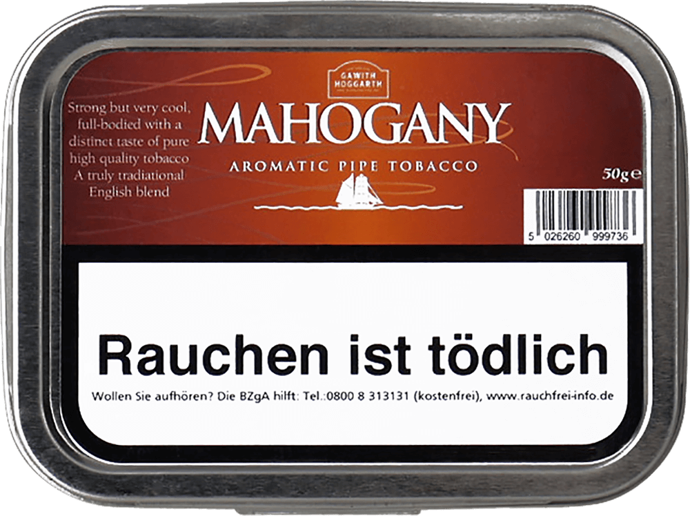 Gawith Hoggarth & Co Mahogany Flake - Blechdose vorne