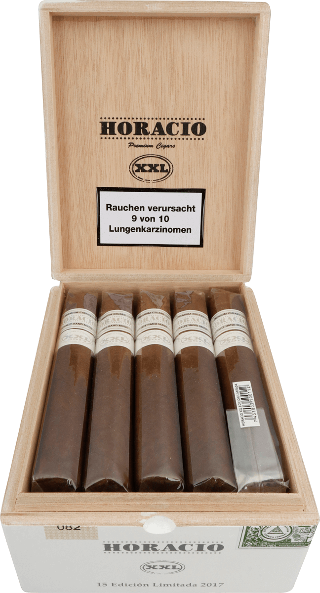 Horacio XXL - Kiste vorne geöffnet