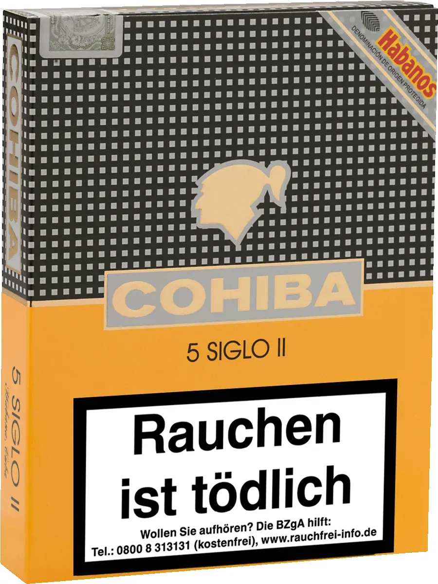 Cohiba Siglo II Etui Vorderseite